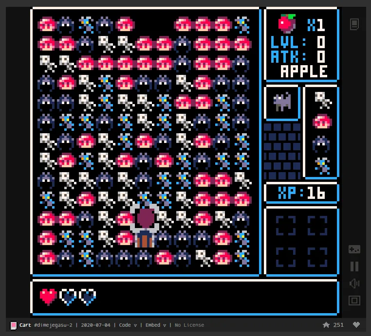 Tower of Archeos sur Pico-8